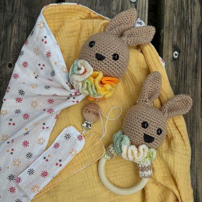 Coffret naissance - Lapin jaune