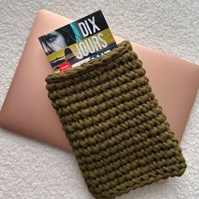 Pochette de livre de poche - Vert Kaki