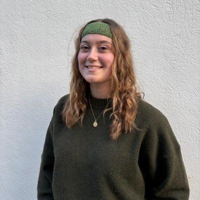 Bandeau en crochet vert kaki